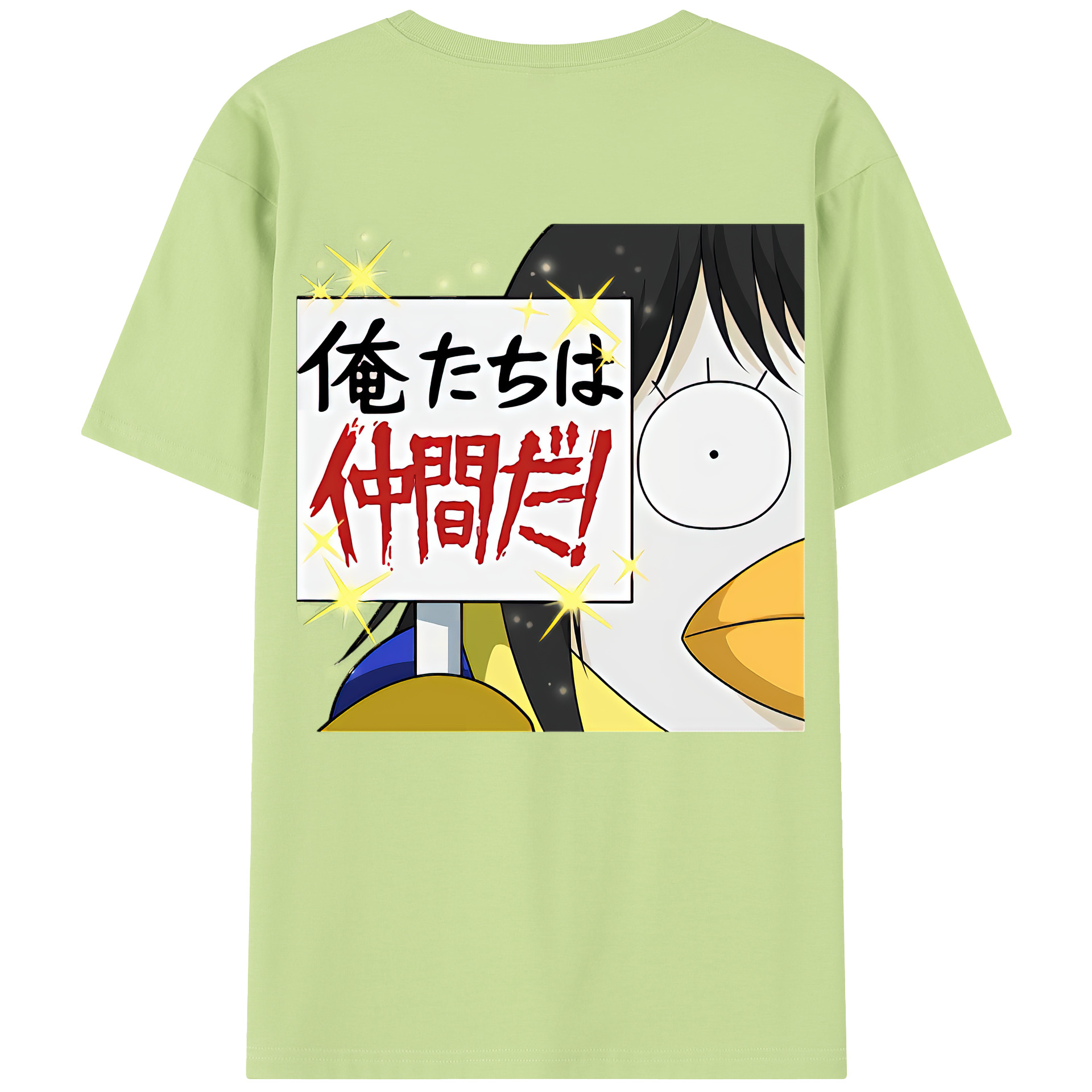 （画像用） ぎんたま 坂田銀時（さかたぎんとき） 神楽 志村新八（しむら しんぱち） GINTAMA Sakata Gintoki Kagura Shimura Shinpachi 綿100％半袖Tシャツ（背面プリント）